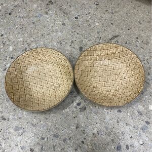Set of 2 Stoneware Dishes